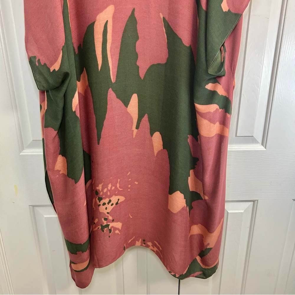 Anna & Ana Arsty Bohemian Art to Wesr Long Line Kimono Wrap Size OS - Picture 8 of 12